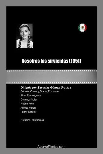 Movie poster for Nosotras las sirvientas (1951)
