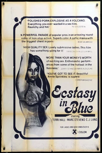 Movie poster for Ecstasy in Blue (1976)
