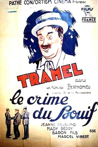 Movie poster for Le Crime du Bouif (1933)