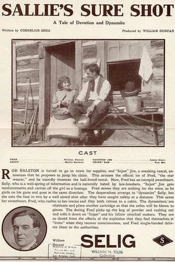 Movie poster for Sallie's Sure Shot (1913)