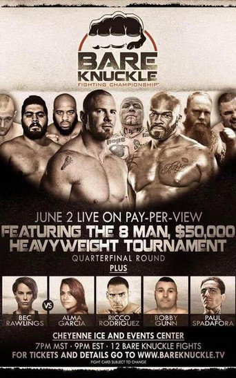 Movie poster for Bare Knuckle Fighting Championship 1 (2018)