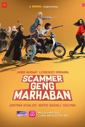 Movie poster for Scammer Geng Marhaban (2023)