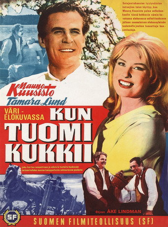 Kun tuomi kukkii poster