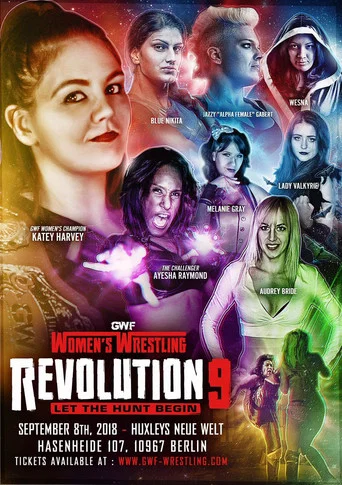 Movie poster for GWF Women's Wrestling Revolution 9: Let The Hunt Begin (2018)