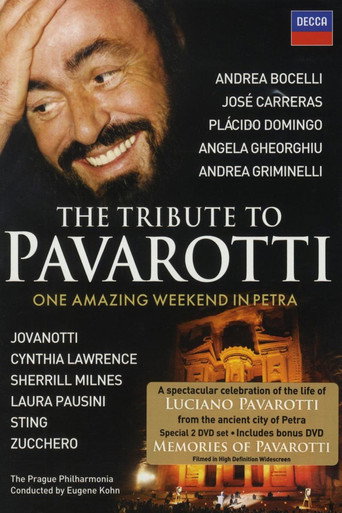 Movie poster for The Tribute to Pavarotti One Amazing Weekend in Petra (2009)