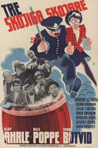 Movie poster for Tre skojiga skojare (1942)