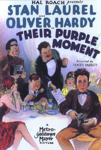 Movie poster for Their Purple Moment (1928)