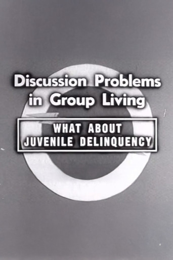 Movie poster for What About Juvenile Delinquency (1955)