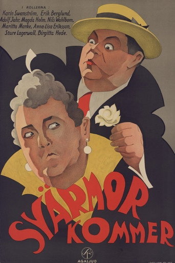 Movie poster for Svärmor kommer (1932)