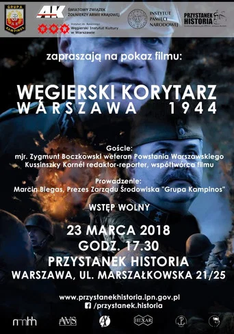 Movie poster for Magyar korridor - Varsó 1944 (2016)