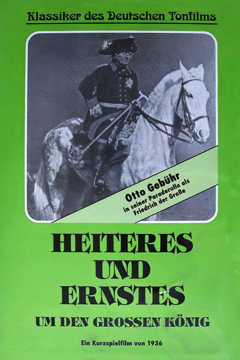 Movie poster for Heiteres und Ernstes um den großen König (1936)