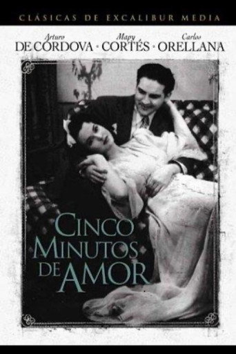 Movie poster for Cinco minutos de amor (1941)