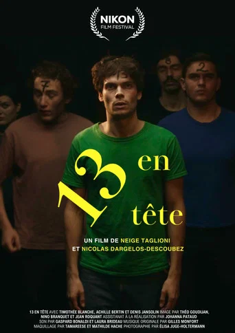 Movie poster for 13 en tête (2023)