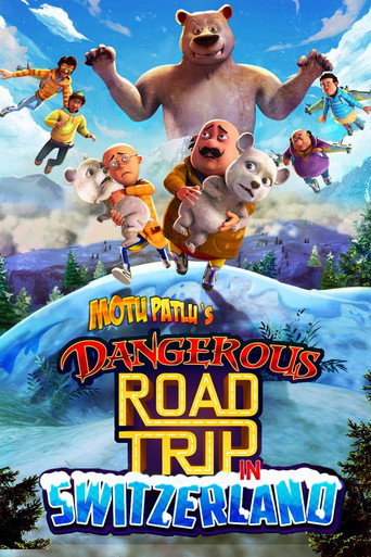 Movie poster for Motu Patlu Dangerous Road Trip in Switzerland (2020)