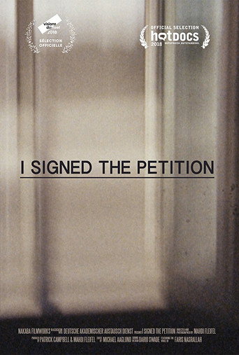 Movie poster for I Signed the Petition (2018)