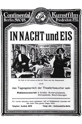 Movie poster for In Night and Ice (1912)