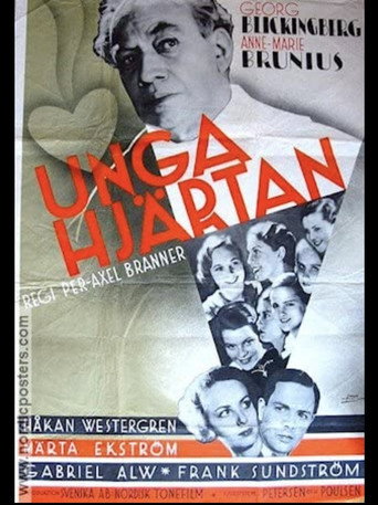 Movie poster for Unga hjärtan (1934)