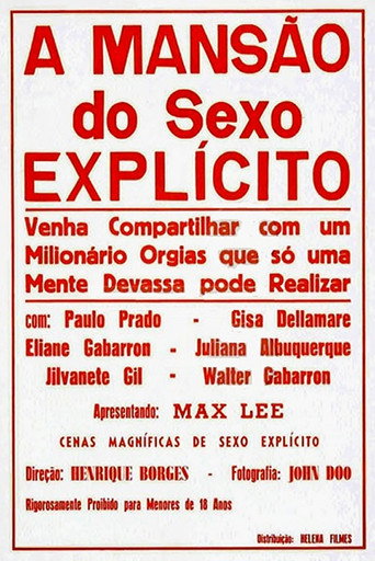 Movie poster for A Mansão do Sexo Explícito (1985)