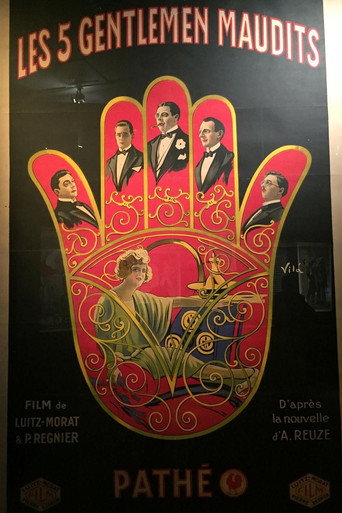 Movie poster for The Five Accursed Gentlemen (1920)
