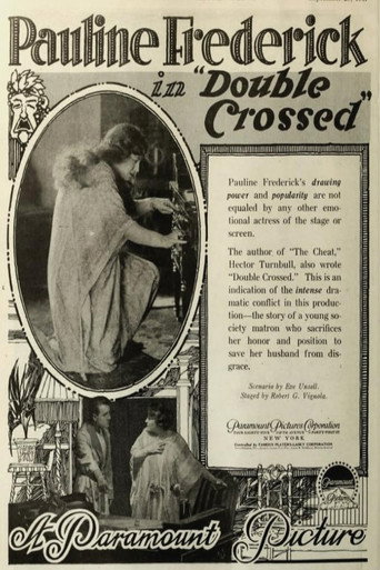 Movie poster for Double Crossed (1917)