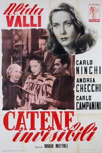 Movie poster for Catene invisibili (1942)