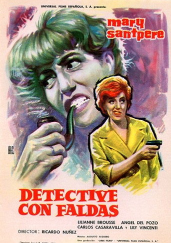 Movie poster for Detective con faldas (1962)