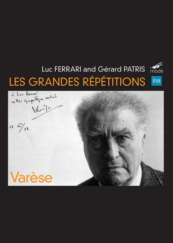 Movie poster for The Great Rehearsals: Homage to Edgard Varèse (1966)