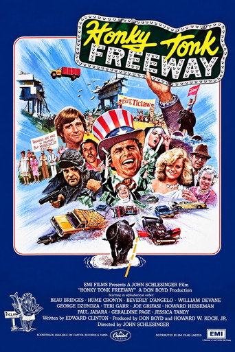 Movie poster for Honky Tonk Freeway (1981)