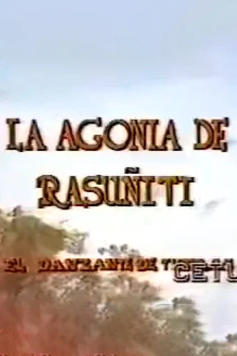 Movie poster for La agonía de Rasu Ñiti: El Danzante de Tijeras (1990)