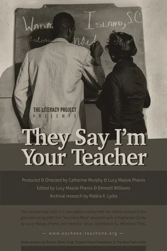 Movie poster for They Say I'm Your Teacher (2019)