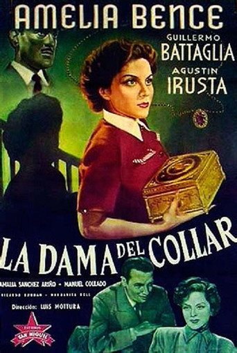 Movie poster for La dama del collar (1948)