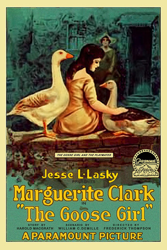 Movie poster for The Goose Girl (1915)