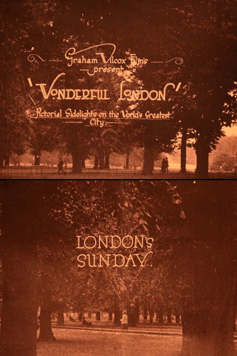 Movie poster for Wonderful London: London's Sunday (1924)