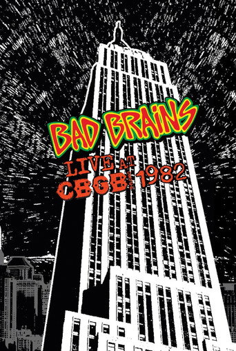 Movie poster for Bad Brains: Live at CBGB (1982)