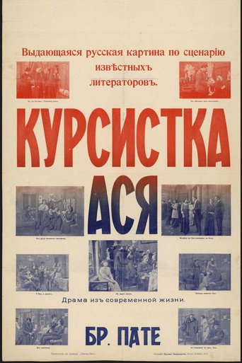 Movie poster for Asya The Student (1913)