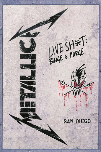 Movie poster for Metallica: Live Shit - Binge & Purge, San Diego 1992 (1992)
