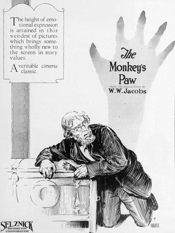 Movie poster for The Monkey's Paw (1923)