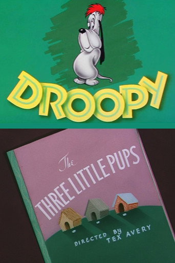 Movie poster for The Three Little Pups (1953)