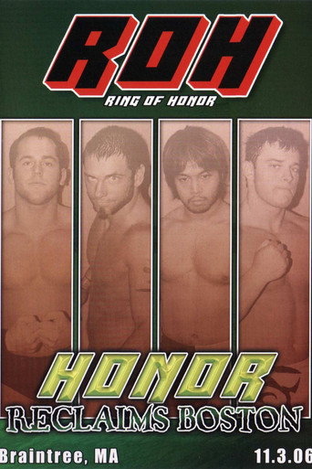 Movie poster for ROH: Honor Reclaims Boston (2006)
