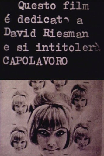 Movie poster for Questo film è dedicato a David Riesman e si intitolerà «Capolavoro» (1967)