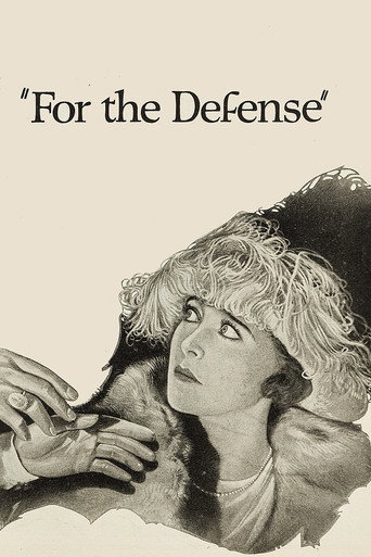 Movie poster for For the Defense (1922)