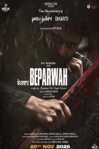 Movie poster for Beparwah (2026)
