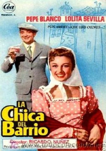 Movie poster for La chica del barrio (1956)
