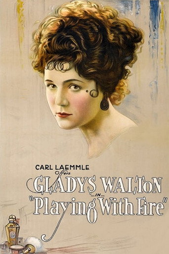 Movie poster for Playing with Fire (1921)