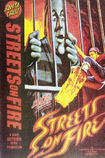 Movie poster for Santa Cruz Skateboards - Streets On Fire (1989)