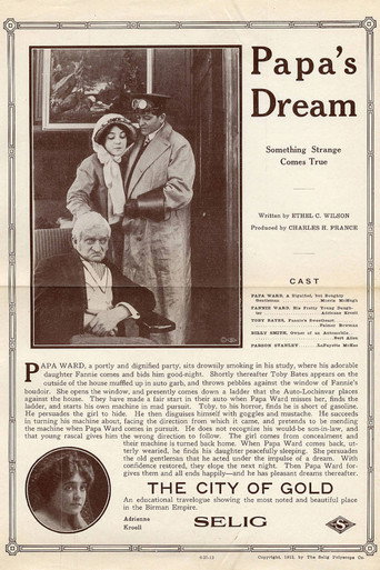 Movie poster for Papa's Dream (1913)