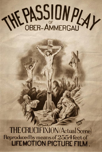 Movie poster for The Passion Play of Oberammergau (1898)