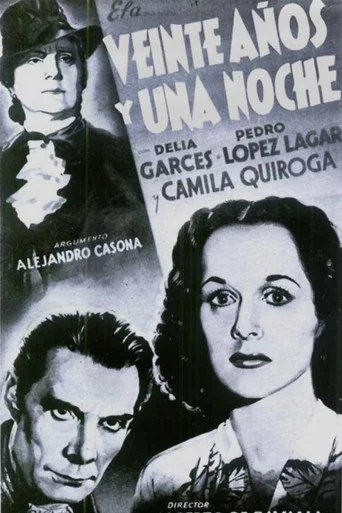 Movie poster for Veinte años y una noche (1941)
