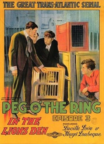 Movie poster for The Adventures of Peg o' the Ring (1916)