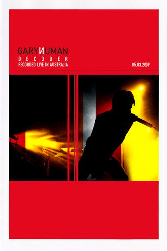 Movie poster for Gary Numan: Decoder (Live in Australia) (2013)